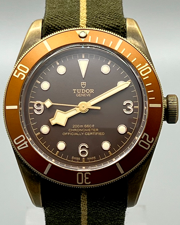 No Reserve - 2017 Tudor Black Bay Bronze 43MM Brown Dial Textile Strap (79250BM)