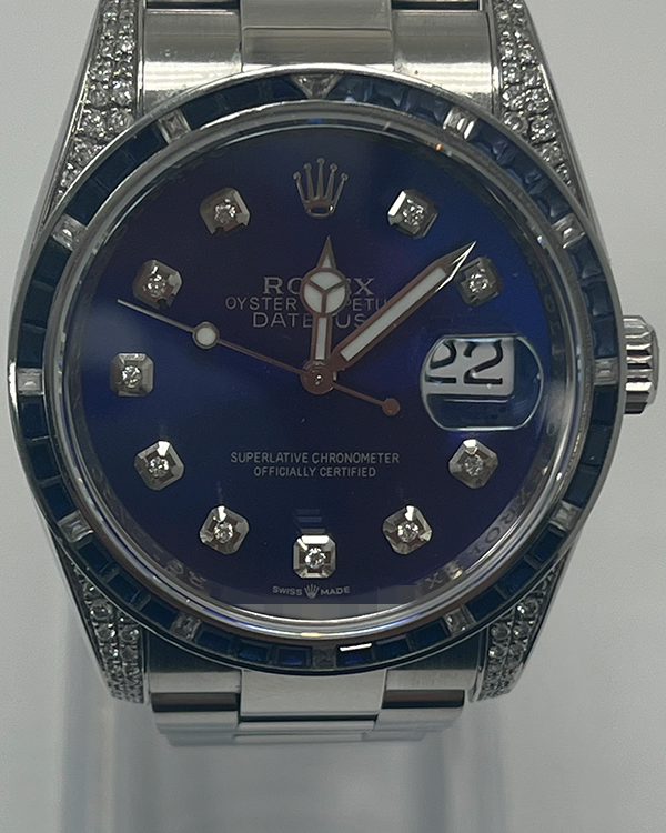 Rolex Datejust 36MM Blue Dial Steel Bracelet (116200)