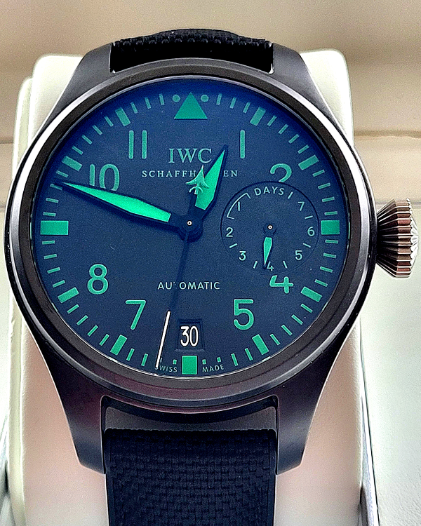 IWC Schaffhausen Pilot "Top Gun" L.E. 48MM Black Dial Textile Strap (IW501903)