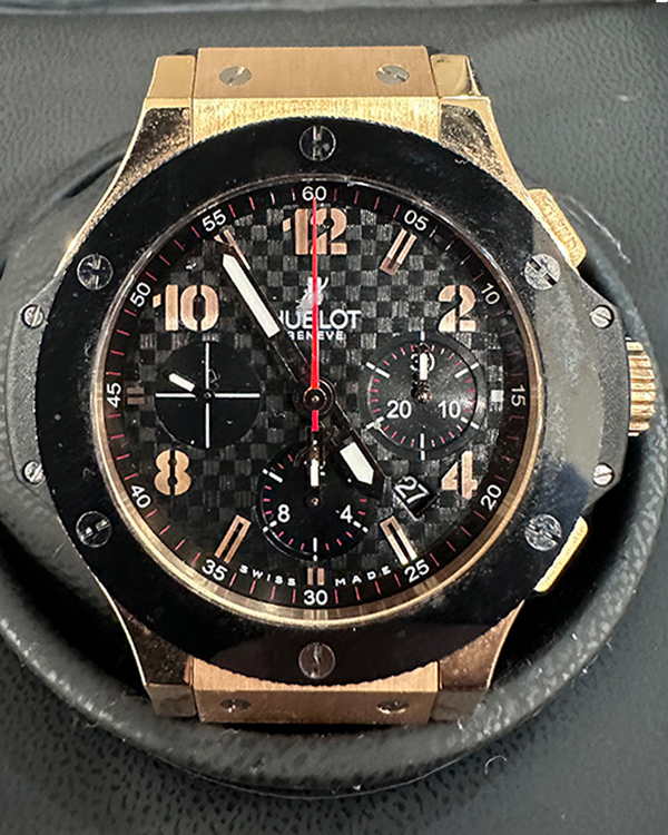 Hublot Big Bang 44MM Black Dial Rubber Strap (301.PB.131.RX)