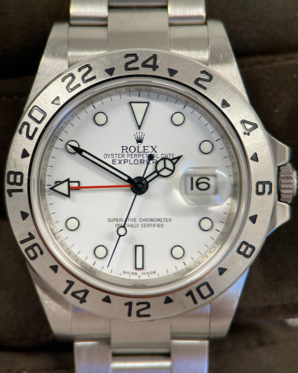 2011 Rolex Explorer II "Polar" 40MM White Dial Oyster Bracelet (16570)