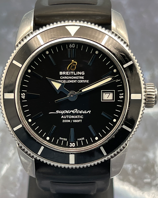 2015 Breitling Superocean Heritage 42 Steel Black Dial (A1732124/BA61)