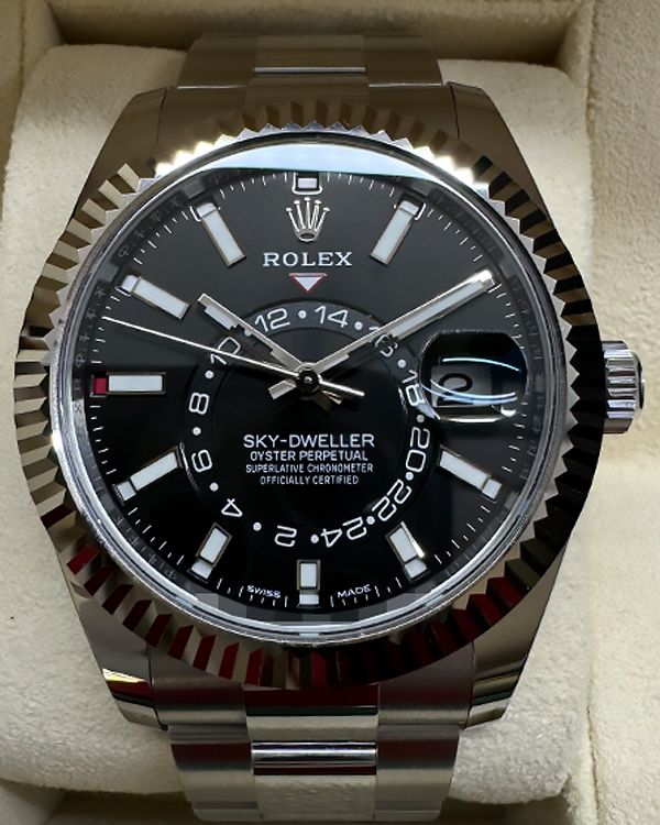 2023 Rolex Sky-Dweller 42MM Black Dial Oyster Bracelet (326934)