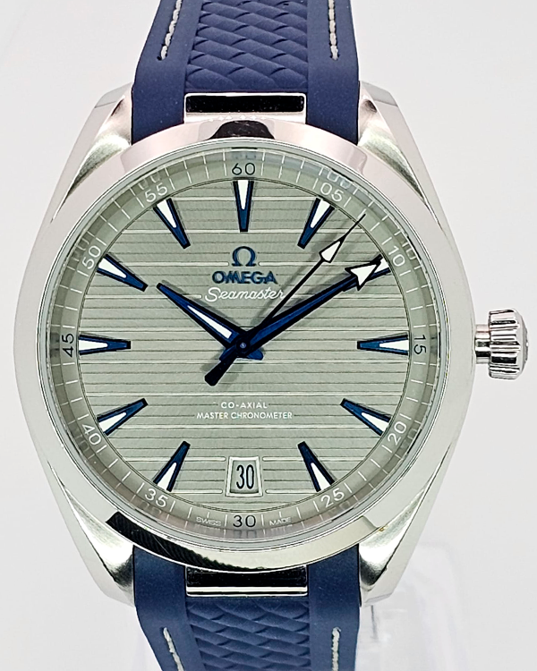 2018 Omega Seamaster Aqua Terra 41MM Grey Dial Rubber Strap (220.12.41.21.06.001)