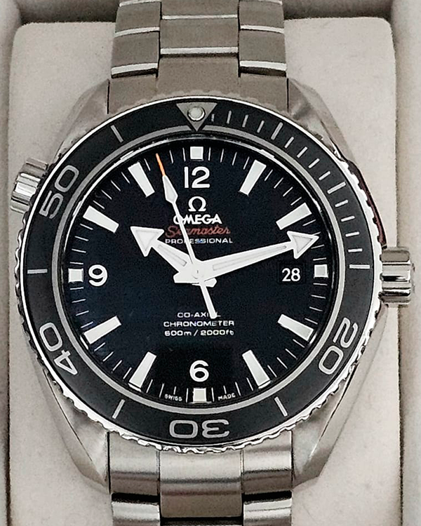 2012 Omega Seamaster Planet Ocean 45.5MM Black Dial Steel Bracelet (232.30.46.21.01.001)