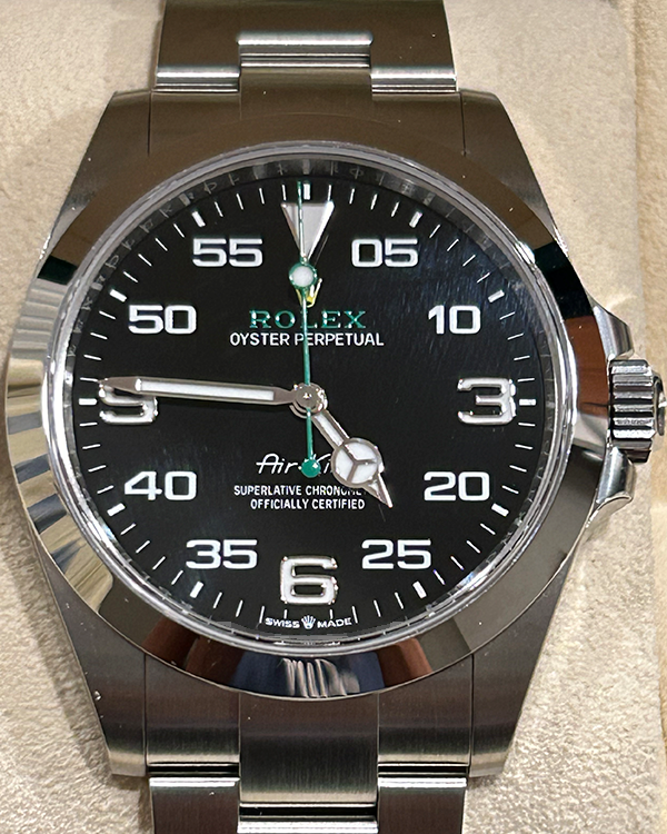 2024 Rolex Air-King 40MM Black Dial Oystersteel Bracelet (126900)