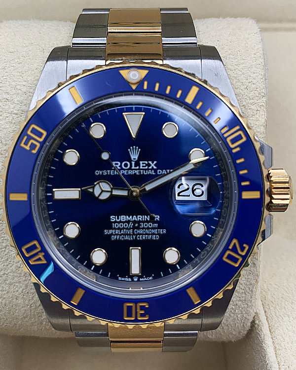 2023 Rolex Submariner Date "Bluesy" 41MM Blue Dial Two-Tone Oyster Bracelet (126613LB)