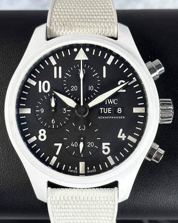 2022 IWC Pilot Chronograph Top Gun Lake Tahoe Limited Edition Ceramic Black Dial (IW389105)