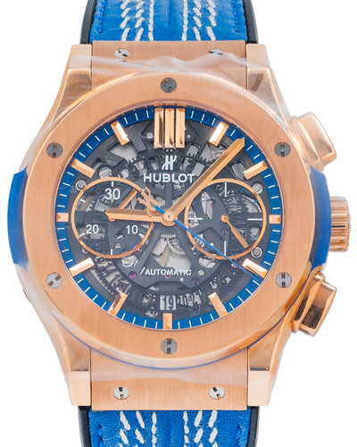 Hublot Classic Fusion Aerofusion L.E. 45MM Skeleton Dial Leather Strap (525.OX.0129.VR.ICC16)