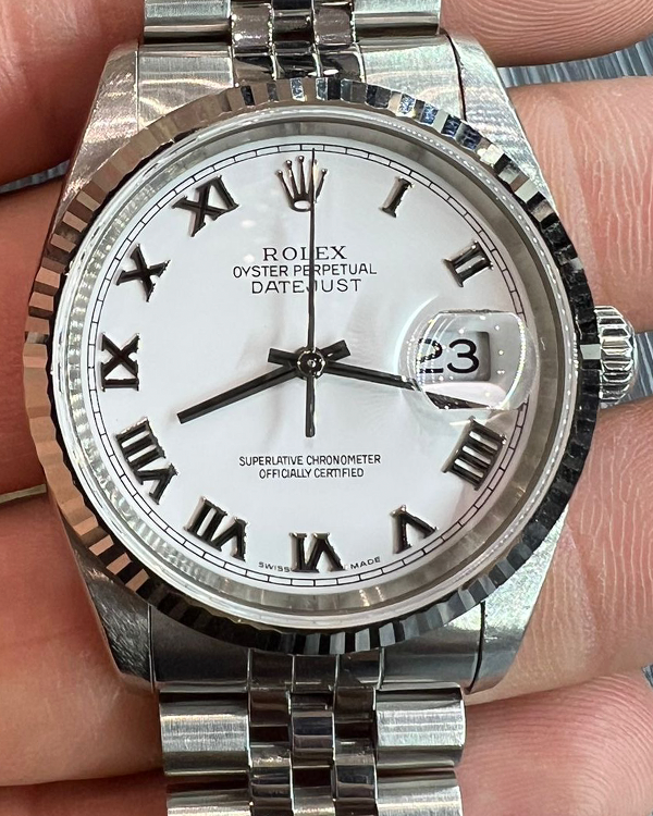 Rolex Datejust 36MM White Dial Jubilee Bracelet (116234)