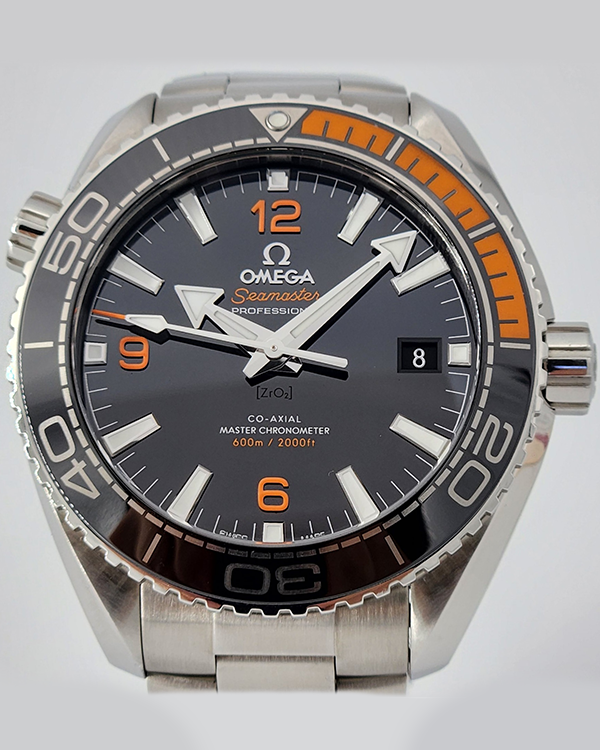 2022 Omega Seamaster Planet Ocean 600M Co-Axial Master Chronometer Steel Black Dial (215.30.44.21.01.002)