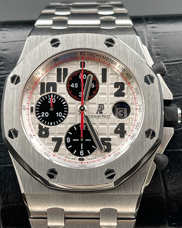 2016 Audemars Piguet Royal Oak Offshore Chronograph "Panda" 42MM White Dial Steel Bracelet (26170ST.OO.1000ST.01)