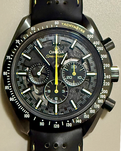 Omega Speedmaster Dark Side of the Moon "Apollo 8" 44.25MM Skeleton Dial Leather Strap (311.92.44.30.01.001)