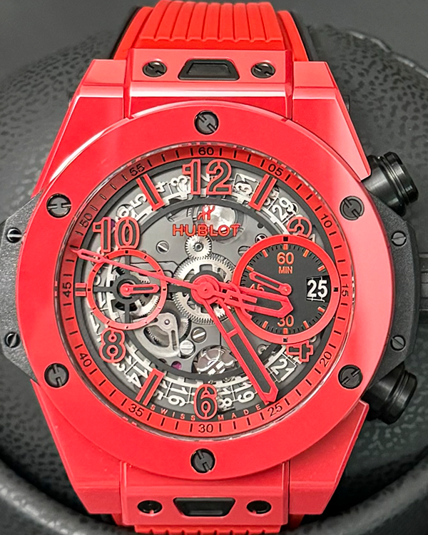 2023 Hublot Big Bang Unico "Red Magic" Chronograph L.E. 42MM Skeleton Dial Rubber Strap (441.CF.8513.RX)