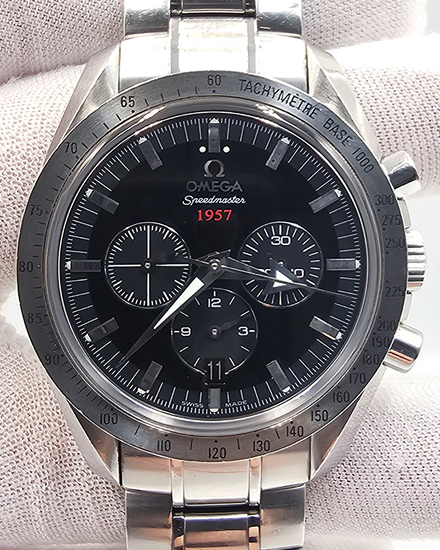 2014 Omega Speedmaster Broad Arrow 42MM Black Dial Steel Bracelet (321.10.42.50.01.001)