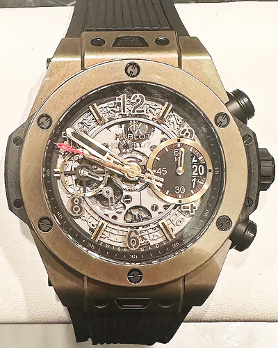 Hublot Big Bang Unico "Magic Gold" L.E. 42MM Skeleton Dial Rubber Strap (441.MX.1138.RX)