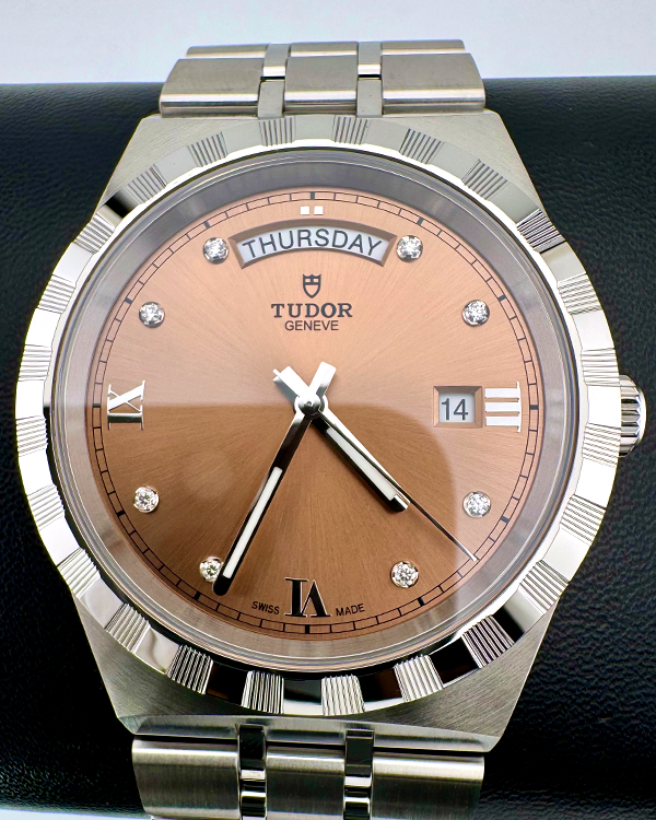 No Reserve - 2024 Tudor Royal 41MM Salmon Dial Steel Bracelet (28600)