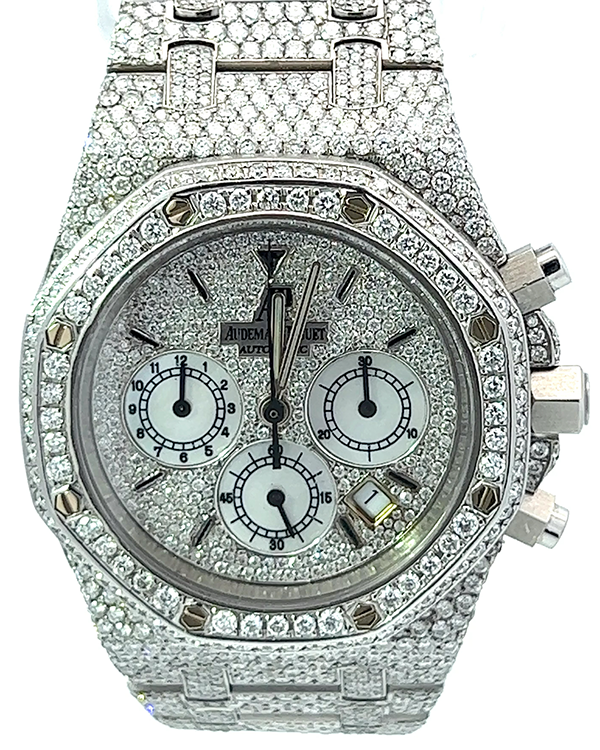 Audemars Piguet Royal Oak Chronograph 41MM Steel Diamond Dial Bracelet (26320ST)