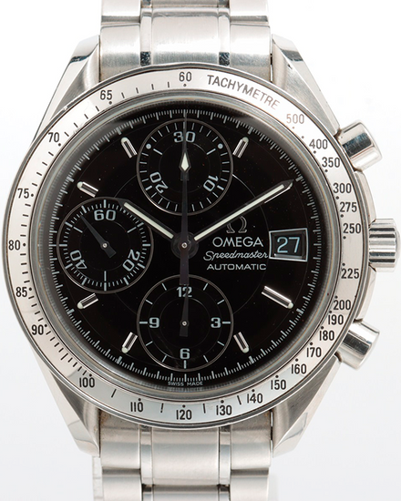 Omega Speedmaster Reduced 39MM Black Dial Steel Bracelet (3513.50.00)