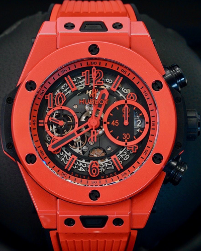 Hublot Big Bang Unico "Red Magic" L.E. 45MM Skeleton Dial Rubber Strap (411.CF.8513.RX)