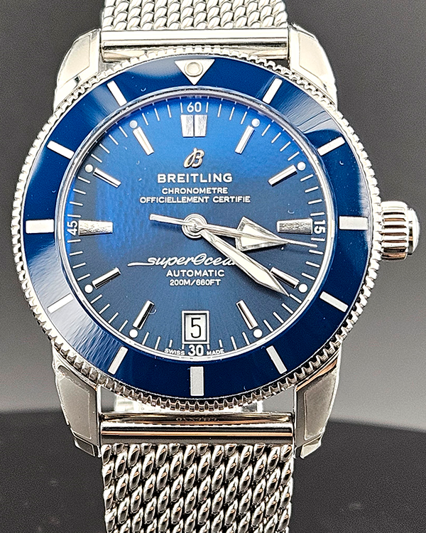 2023 Breitling Superocean Heritage II 42MM Steel Blue Dial Bracelet (AB2010161C1A1)