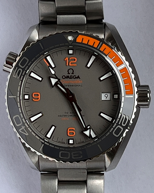 2024 Omega Seamaster Planet Ocean 43.5MM Grey Dial Titanium Bracelet (215.90.44.21.99.001)