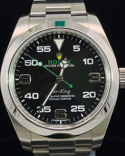 Rolex Air-King 40MM Black Dial Oyster Bracelet (116900)