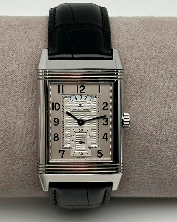 Jaeger-LeCoultre Grande Reverso 41.5x30MM Silver Dial Leather Strap (273.8.85)