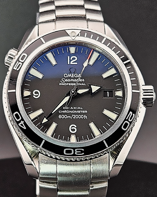 Omega Seamaster Planet Ocean 42MM Black Dial Steel Bracelet (2201.50.00)