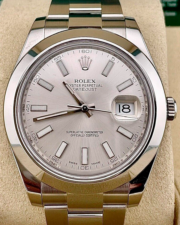 Rolex Datejust II 41MM Silver Dial Steel Bracelet (116300)