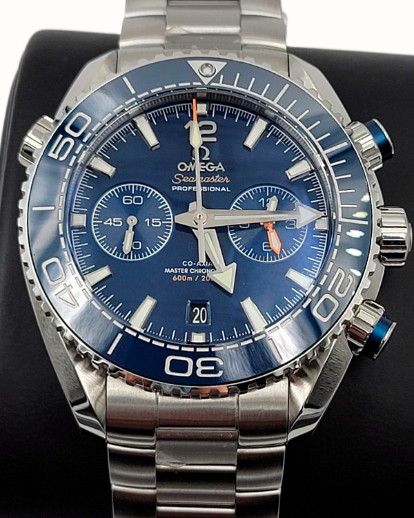 No Reserve - Omega Seamaster Planet Ocean 600M 45.5MM Blue Dial Steel Bracelet (215.30.46.51.03.001)