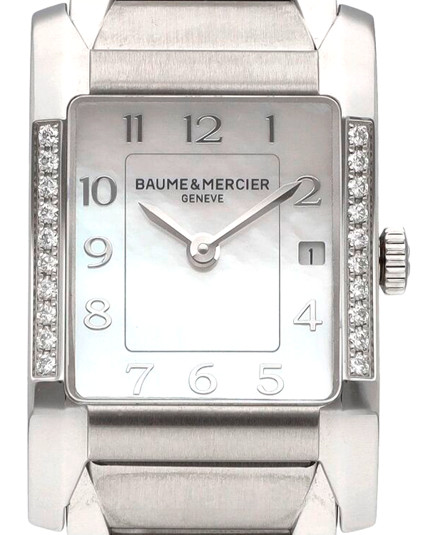 Baume & Mercier Hampton 35x22MM Mother of Pearl Dial Oyster Bracelet (M0A10051)