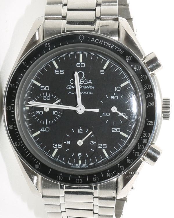 Omega Speedmaster Reduced 39MM Black Dial Steel Bracelet (3510.50.00)