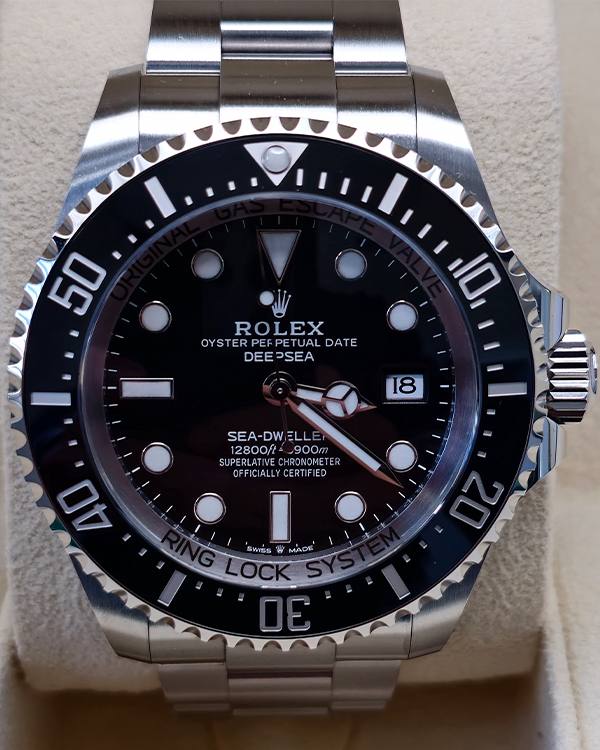 2023 Rolex Sea-Dweller Deepsea 44MM Black Dial Oyster Bracelet (136660)