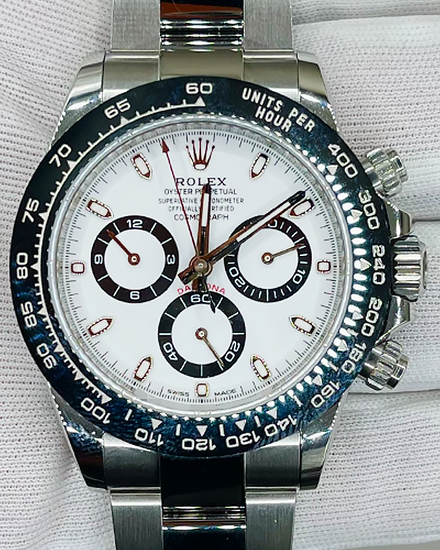 2024 Rolex Cosmograph Daytona "Panda" 40MM White Dial Oyster Bracelet (116500LN)