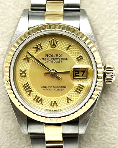 2002 Rolex Lady-Datejust 26MM Champagne Dial Two-Tone Bracelet (79173)