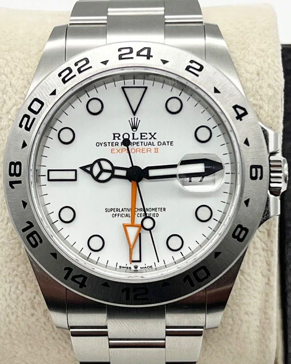 2023 Rolex Explorer II "Polar" 42MM White Dial Oyster Bracelet (226570)