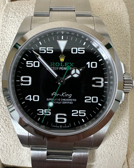 2024 Rolex Air-King 40MM Black Dial Oyster Bracelet (126900)