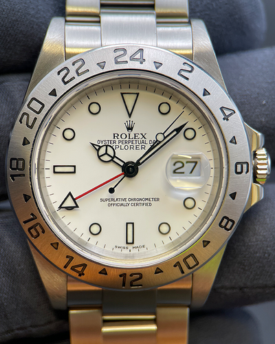 Rolex Explorer II "Polar" 40MM White Dial Oyster Bracelet (16570)