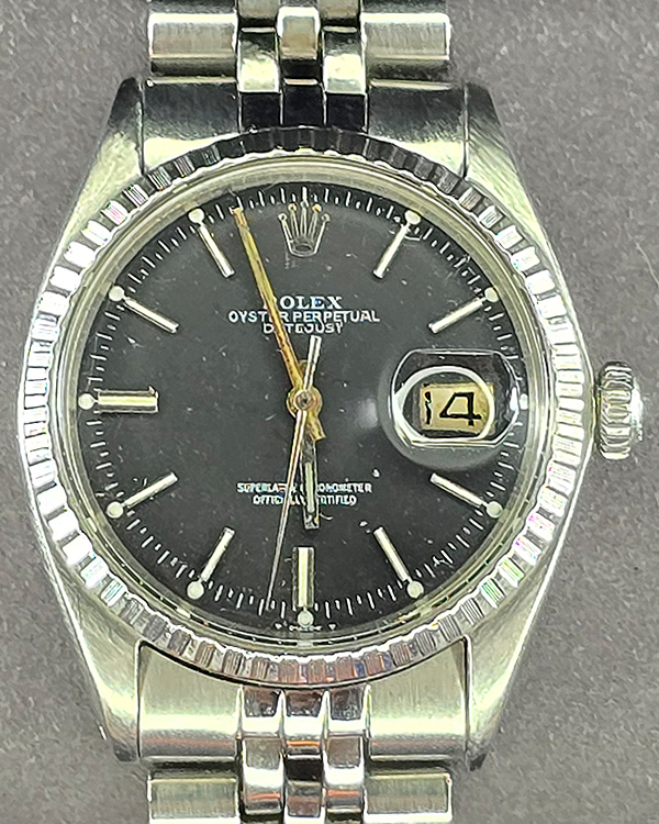 Rolex Datejust 36MM Black Dial Jubilee Bracelet (1603)