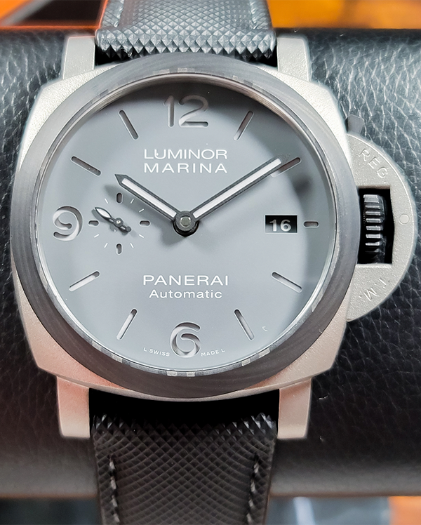 2022 Panerai Luminor Marina Tutto Grigio 44MM Grey Dial Textile Strap (PAM01662)