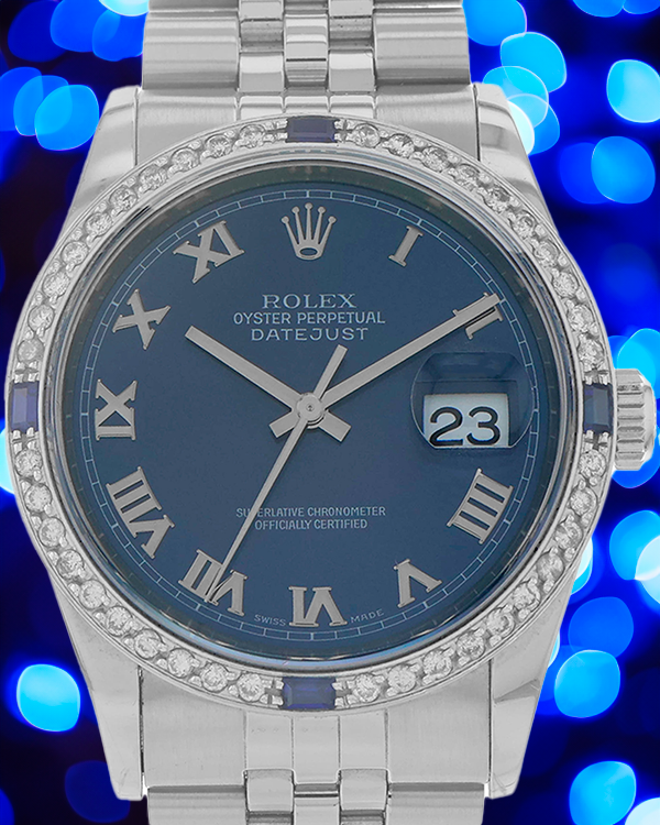 Rolex Datejust 36MM Blue Dial Jubilee Bracelet (16234)