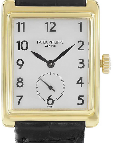 Patek Philippe Gondolo 25x32MM White Dial Leather Strap (5010J)