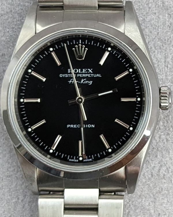 Rolex Air-King Oystersteel Black Dial (14000M)