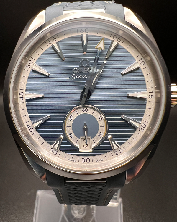 2022 Omega Seamaster Aqua Terra 41MM Blue Dial Rubber Strap (220.12.41.21.03.005)