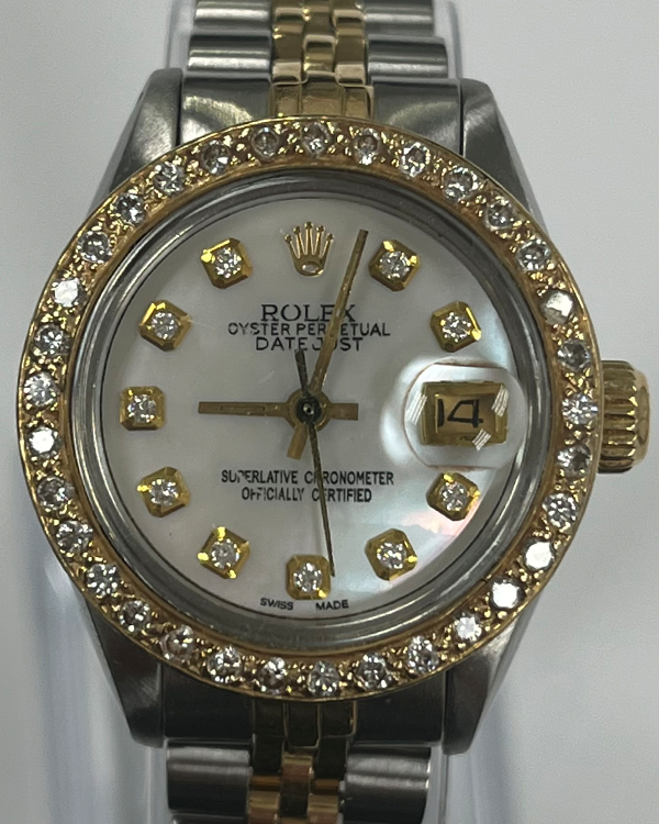 Rolex Lady-Datejust 26MM Mother of Pearl Dial Two-Tone Jubilee Bracelet (6917)