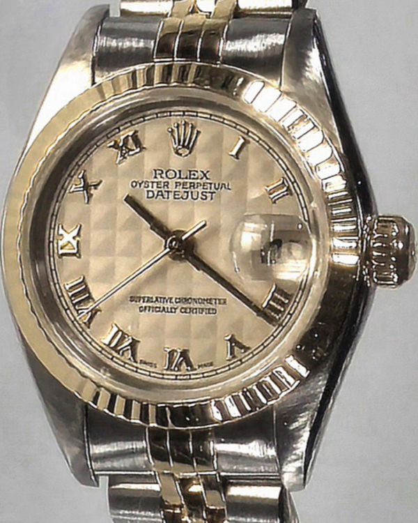 Rolex Lady-Datejust 26MM Cream Dial Two-Tone Jubilee Bracelet (79173)