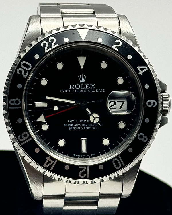 1996 (T Serial) Rolex GMT-Master 40MM Black Dial Oyster Bracelet (16700)