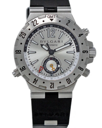 Bvlgari Diagono Professional GMT 40MM Steel Silver Dial (GMT40C5SVD)