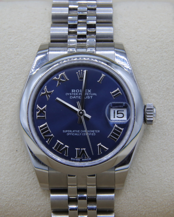 Rolex Datejust 31MM Jubilee Bracelet Steel Blue Dial (178240)